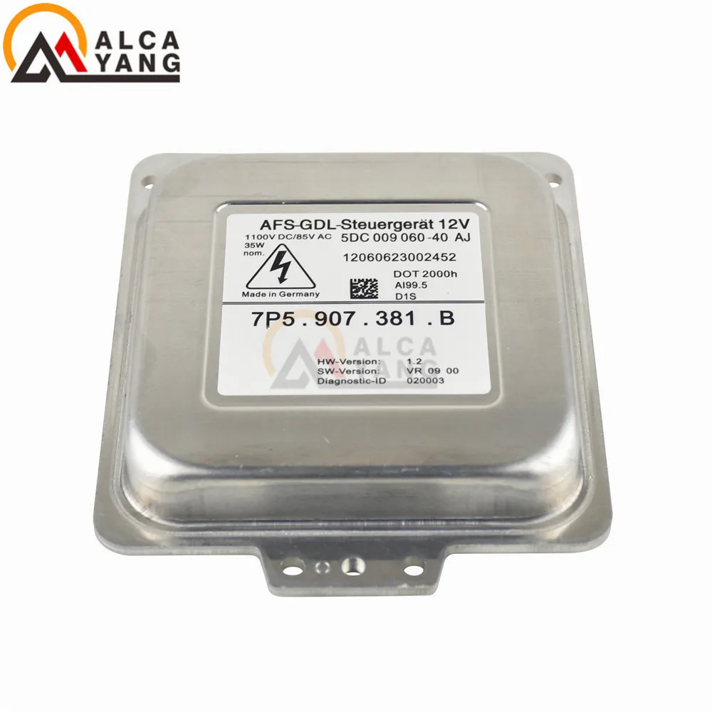 

New D2S Xenon HID Headlight Ballast M-odule For OEM 5DC009060-40 AH Porsche 5DC 009 060-40 AH 7P5.907.381.A 5DC00906040