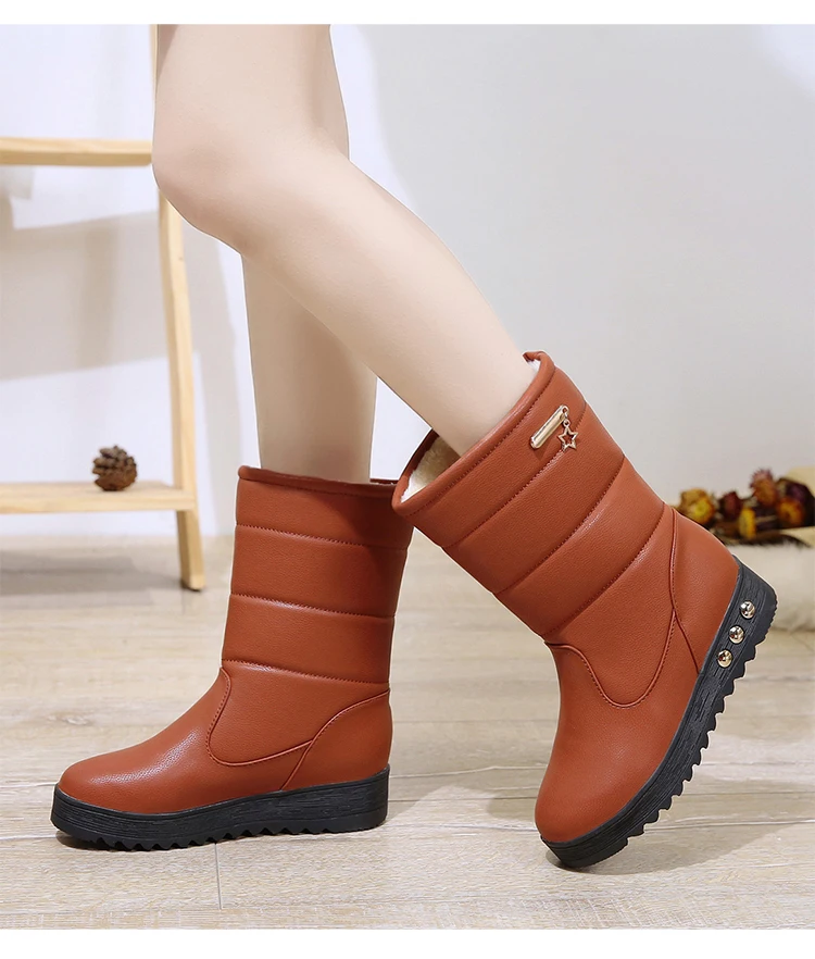 Bootee/ г.; Брендовая женская обувь; ботинки на среднем каблуке со шнуровкой; Плюшевые Сабо; ботинки на платформе с круглым носком; модная женская обувь в австралийском стиле