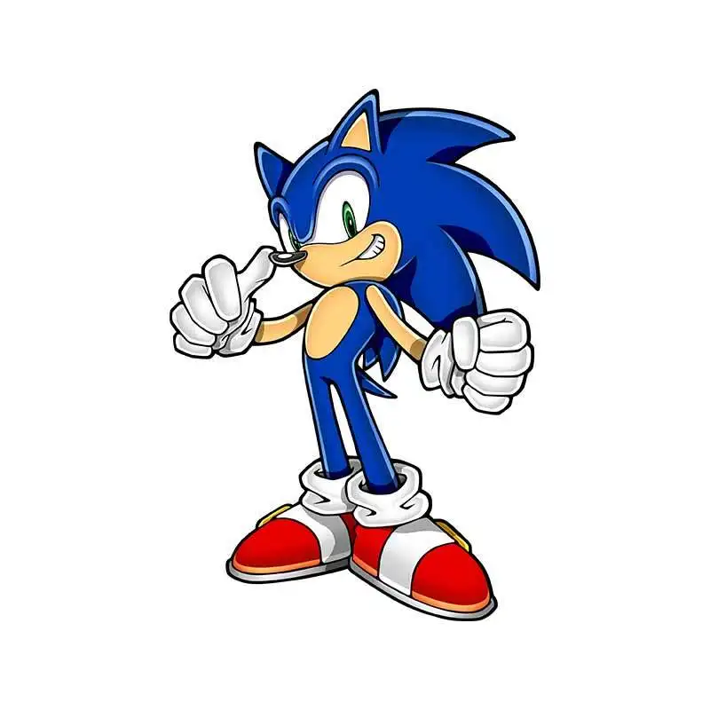 

13cm x 9cm for Sonic The Hedgehog Car Truck Decal Bumper Window JDM Accessories Waterproof 3D Vinyl Car Stickers