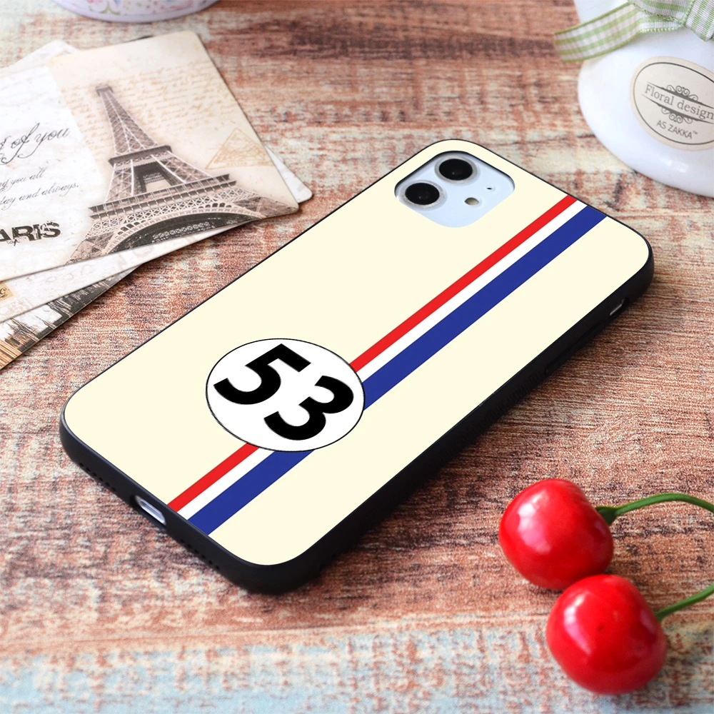 case iphone 6 For iPhone Herbie, number 53 Soft TPU Border Apple iPhone Case iphone 8 lifeproof case