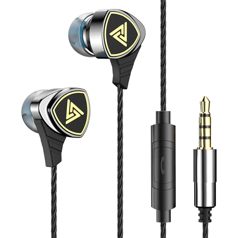 QKZ SK1 подвижная катушка эргономичная Проводная In Ear стерео Hi Fi наушники для спорта