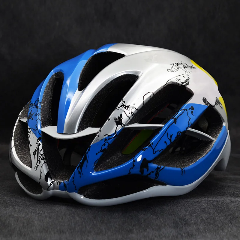 260 г, шлем для шоссейного велосипеда, велосипедный, спортивный, защитный шлем для мужчин, женщин, верховой езды, мужской, для гонок, в форме, время-пробный шлем - Цвет: 23