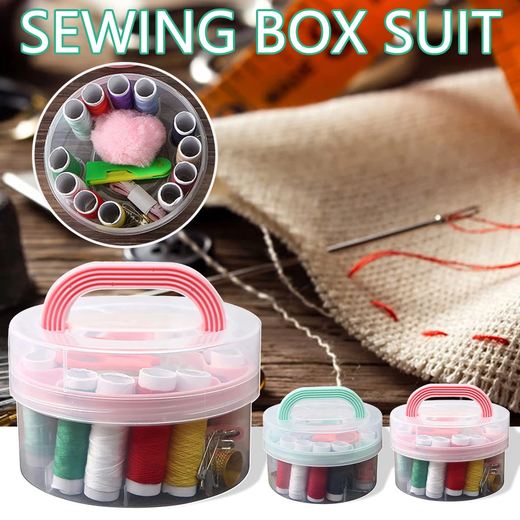 Premium-Klasse Sewing Pins Glasflasche Sewing Kit Aufbewahrungsbox Sewing Fixing f/ür Sewing Kit Zubeh/ör Sewing Pin Cushion