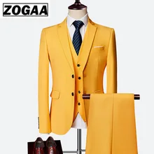 2019 Male Wedding Dress Custom Made Groom Tuxedos Men's suits Tailor Suit Red Blazer Suits For Men 3 Piece Jacket+Pants+Vest 2019 Male Wedding Dress Custom Made Groom Tuxedos Men's suits Tailor Suit Red Blazer Suits For Men 3 Piece Jacket+Pants+Vest