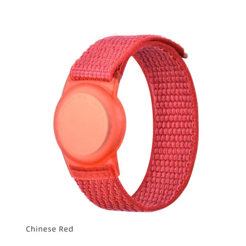 Case For Apple AirTags TPU Nylon Strap Air Tag Anti-Scratch Bracelet Protective Cover Shell For AirTag Children Watch Strap 2021 