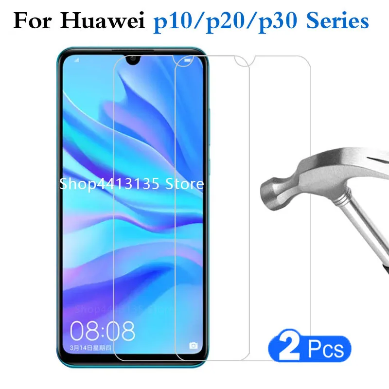 2 шт HD закаленное стекло для huawei p30 p20 p10 lite p10lite p20lite p30lite защитные аксессуары на Huawey