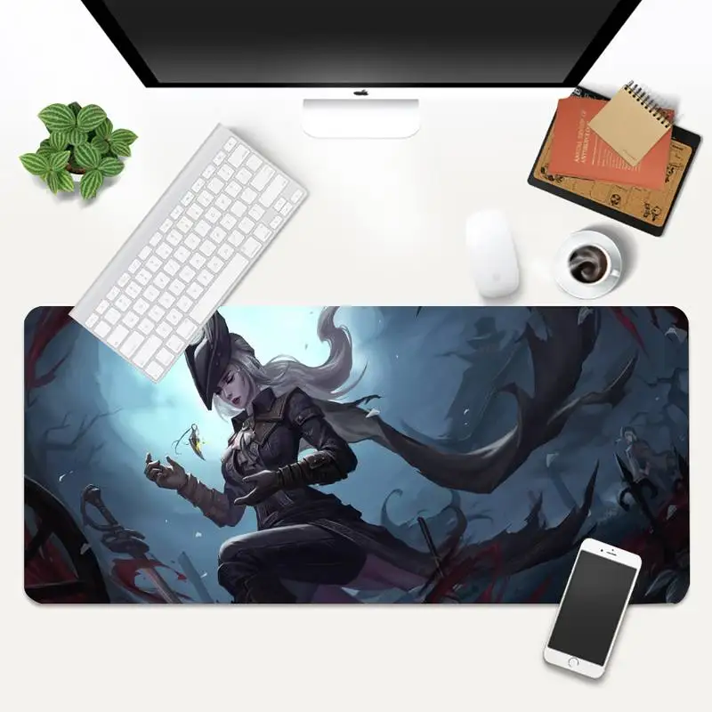 Красивый коврик для мышек в стиле аниме XL большой игровой клавиатуры ПК