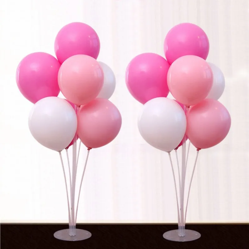  1Set Balloon Stand Balloon Holder Cup Base Party Ballons Colum Base For Birthday Wedding Decoration