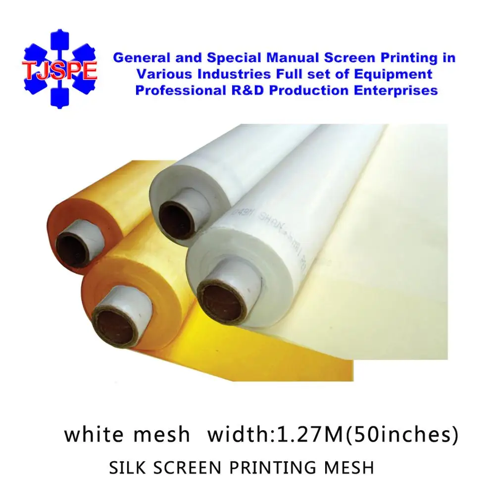 Free shipping 1 meter polyester silk screen printing mesh 127cm width