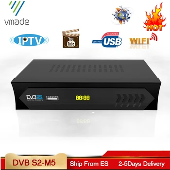 

Vmade DVB S2 M5 TV decoder Digital Satellite Receiver TV BOX Support Youtube SET TOP BOXES