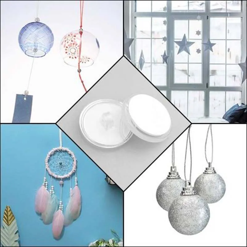 Self-adhesive Small Disc Hook 20PCS Ceiling Transparent Strong Hook Christmas Seamless Hanging Flag Hooks Household Products multi purpose hooks self adhesive hooks wall organizer hook wall mount hooks