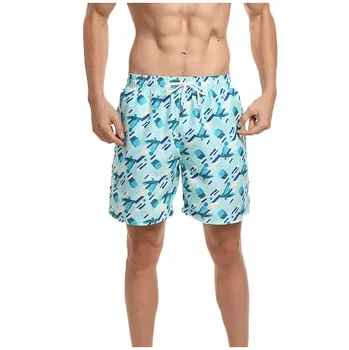 

Summer Mens Beach Shorts Board Short Fashion Flowers Print Matching Wear Surfing Pants Hawaii Swimsuit #35