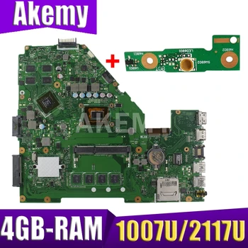 شراءاللوحة الام للابتوب XinKaidi X550CC ل ASUS A550C X550CL R510C لوحة اختبار الاصلي 4G RAM 1007U/2117U CPU GT720M