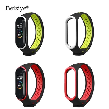 

Xiaomi Mi Band 4 Strap Double Color Sport Bracelet band for Xiaomi Mi Band 4 Silicone Breathable Replacement Wristband