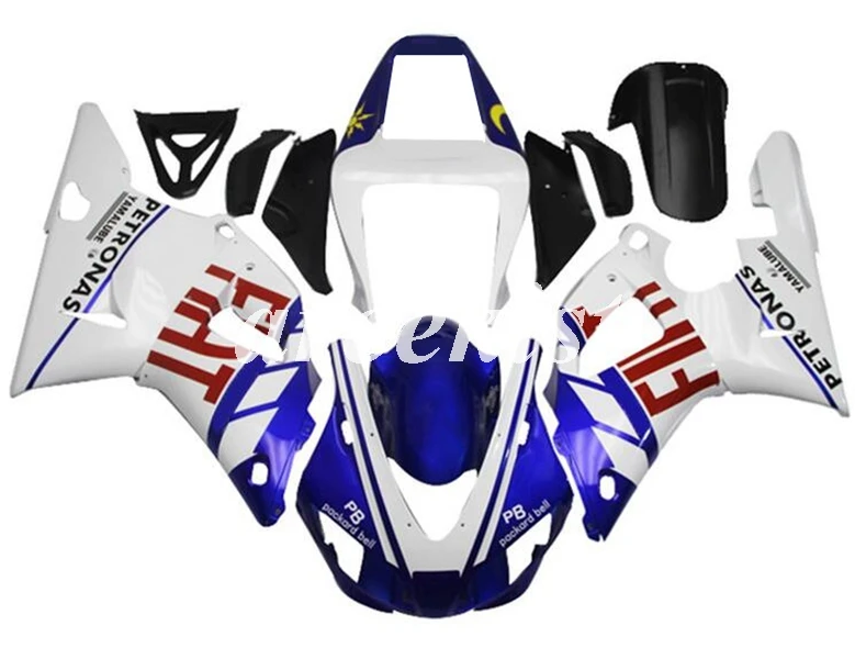 4 подарки ABS полный обтекатель комплект подходит для YAMAHA YZF-R1 R1 1998 1999 98 99 Кузов Набор черный