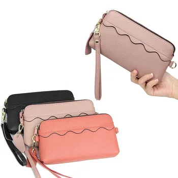 

2019 New Wallet Women's Long Wallet Multifunctional Zipper Handbag Mobile Wallet