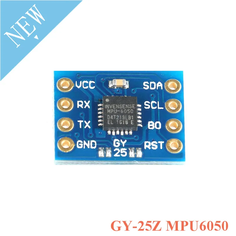 GY 25Z MPU6050 Модуль датчика GY25Z MPU 6050 IIC аналоговый гироскоп ускорение угол наклона