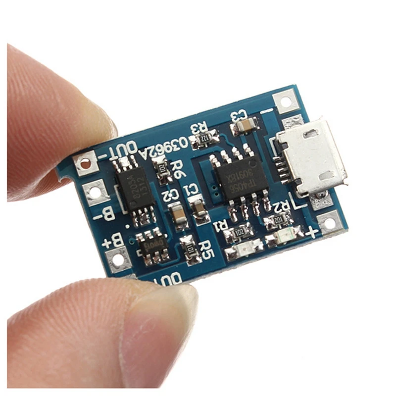 1 шт. USB 5 в а литиевая батарея зарядный Модуль зарядная плата и наждачная бумага