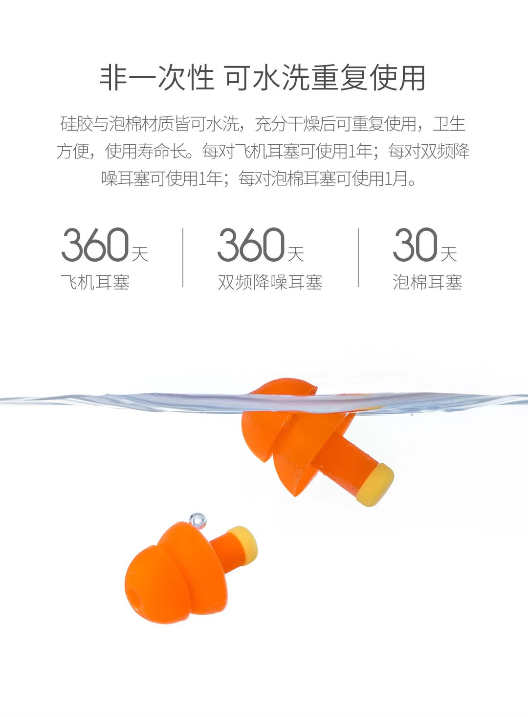 Xiaomi Беруши Мягкие силиконовые шумоподавления беруши звукоизоляция защита ушей Спальные Наушники с чехол для хранения