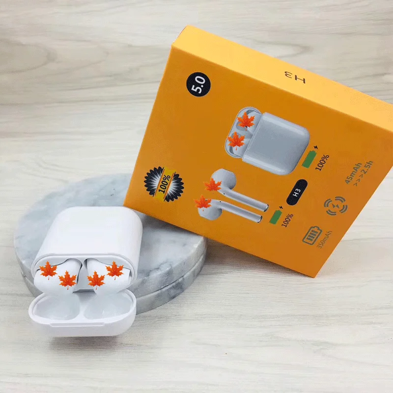 TWS мини наушники H3 Беспроводная bluetooth гарнитура стерео наушники спортивные наушники