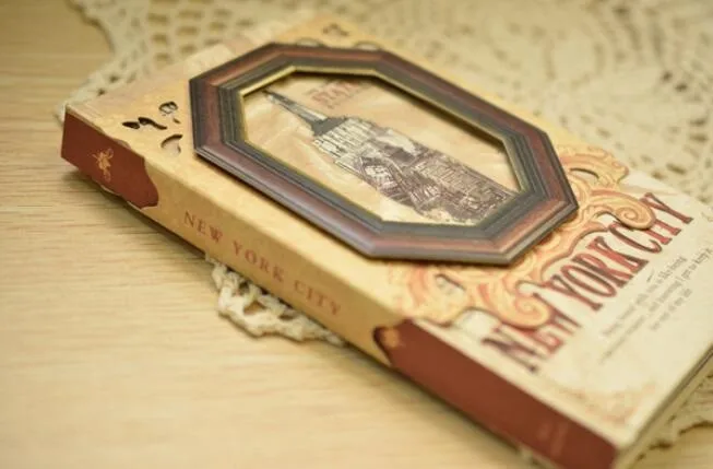 Винтажный блокнот с рамкой памяти, ручная Обложка, крафт-книга, сделай сам, блокноты, блокноты для офиса, школы, розничная