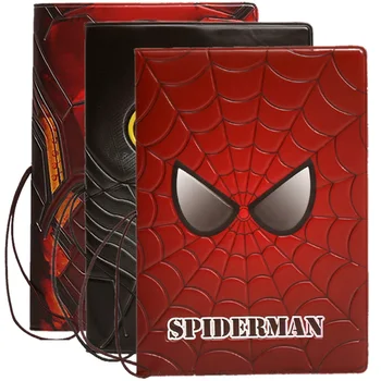

Cartoon Spiderman Passport Cove Travel Accessories ID Address Holder Portable Boarding Card Case PU Leather Men Wallets Bag