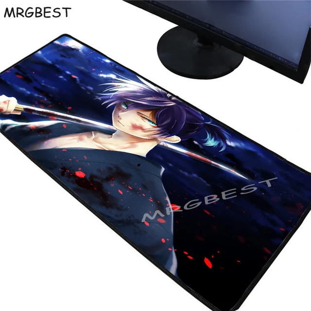 Mouse pad para jogos XXL, grandes almofadas de mesa de olhos de cobra azul  imagem animal jogo escritório grande mouse pad