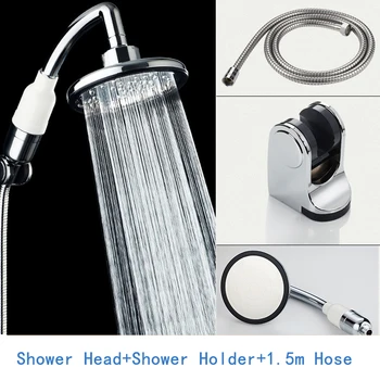

Filter High Pressure Top Bathroom Spa Set Shower Head With Hose Water Therapy Handheld Holder