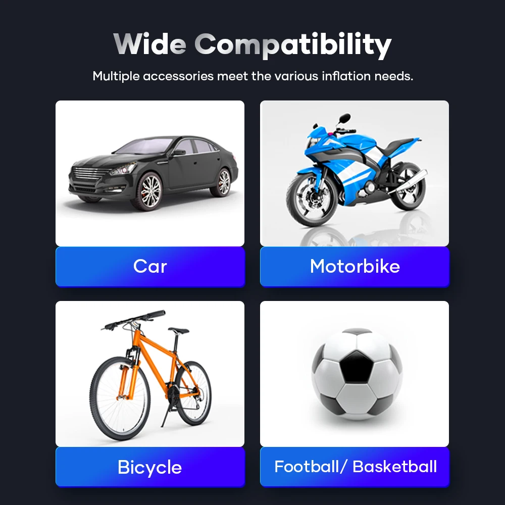 ROCK Portable Inflator Pump Car Air Compressor DC 12V Digital Tire Inflator 12 ROCK Portable Inflator Pump Car Air Compressor DC 12V Digital Tire Inflator 12