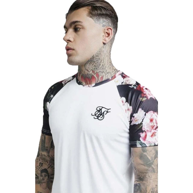 Silk-Camiseta de seda para hombre, ropa de calle de Hip-Hop para gimnasio, Fitness, España - Ropa de hombre