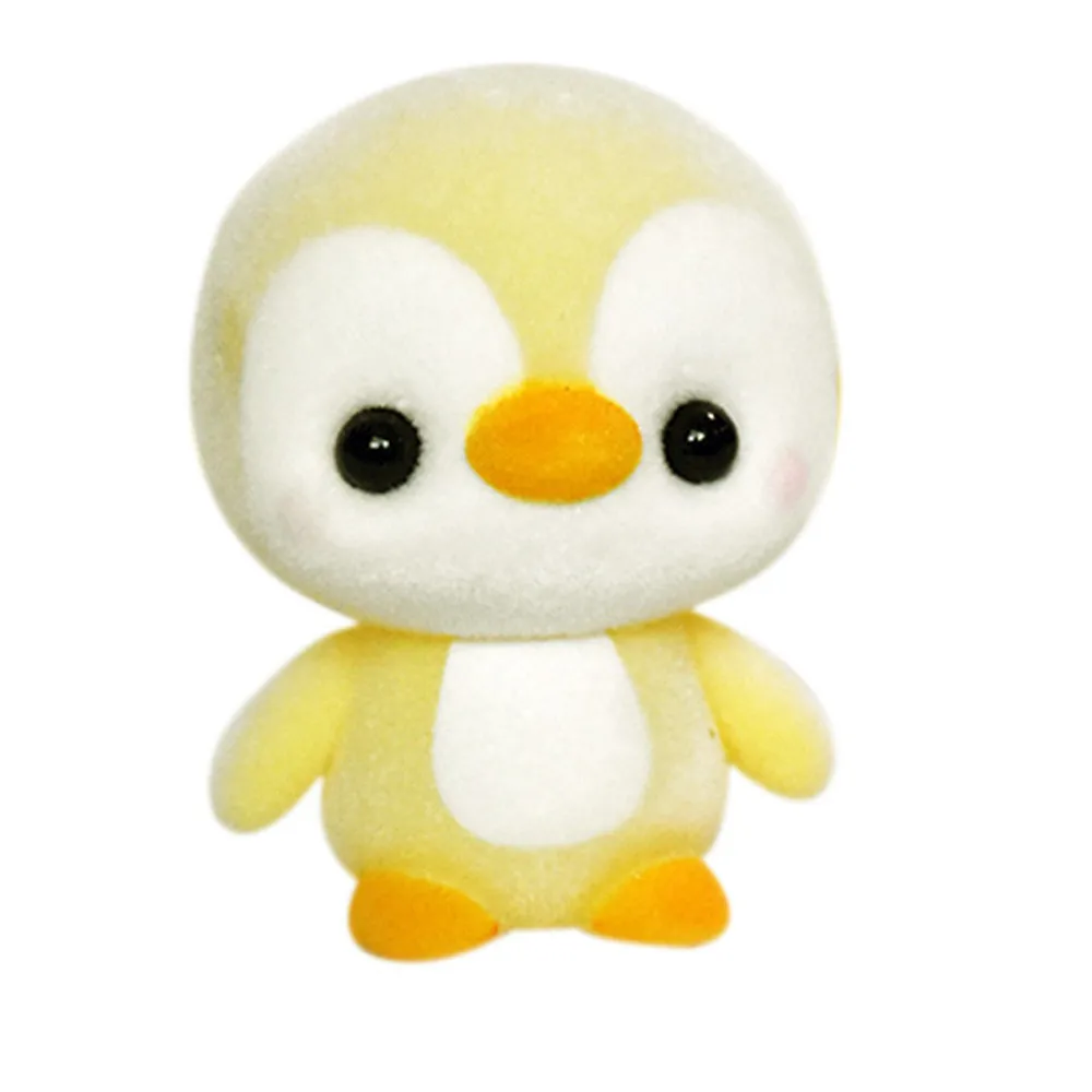 5 см мини Флокирование украшения куклы пингвин 4 цвета Kawaii кукла игрушка для