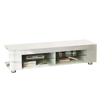 

DE New 134CM Modern LED TV Stand TV Table Cabinet Home Media Entertainment Console For LCD LED Flat Panel Living Room Furniture