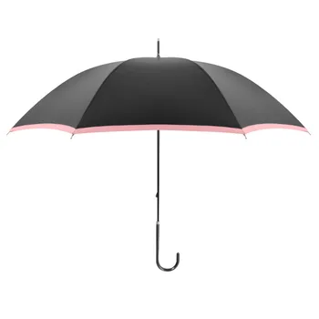 

8k Vinyl Long-handled Sun Umbrella Japanese Sunscreen And Anti-ultraviolet Parasol Sun And Rain Dual-purpose Women Umbrella
