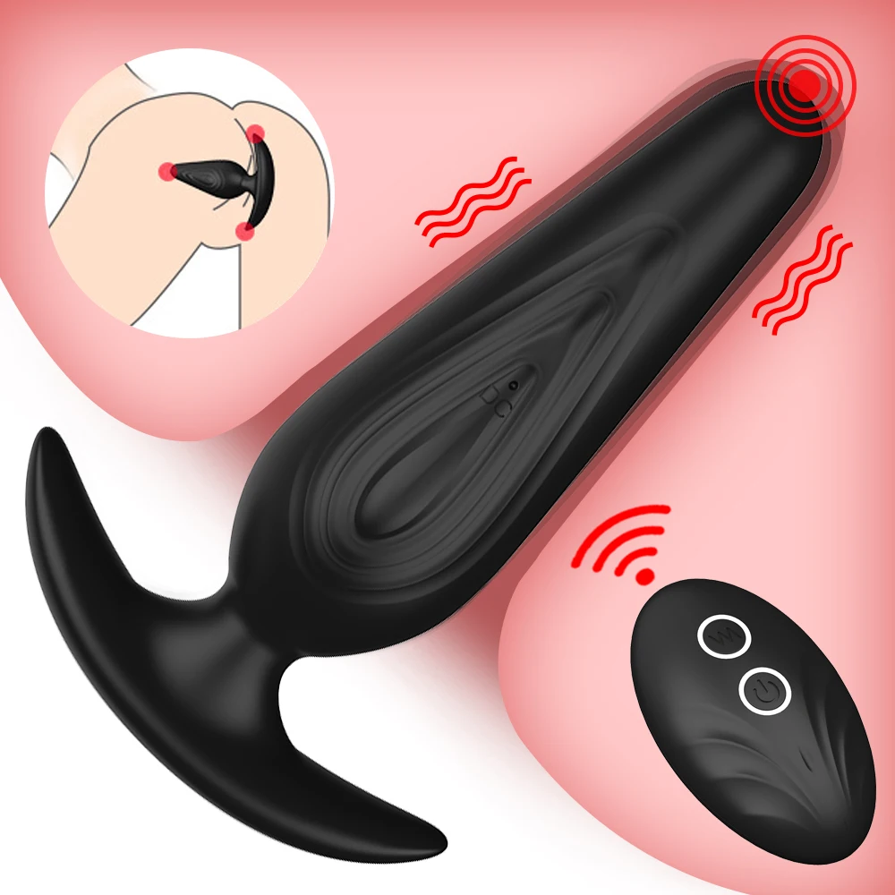 Anal Vibrator Butt Plug Prostate Massager Wireless Remote Control Wearable Dildo Sex Toys for Women Men Adults Gay | Красота и