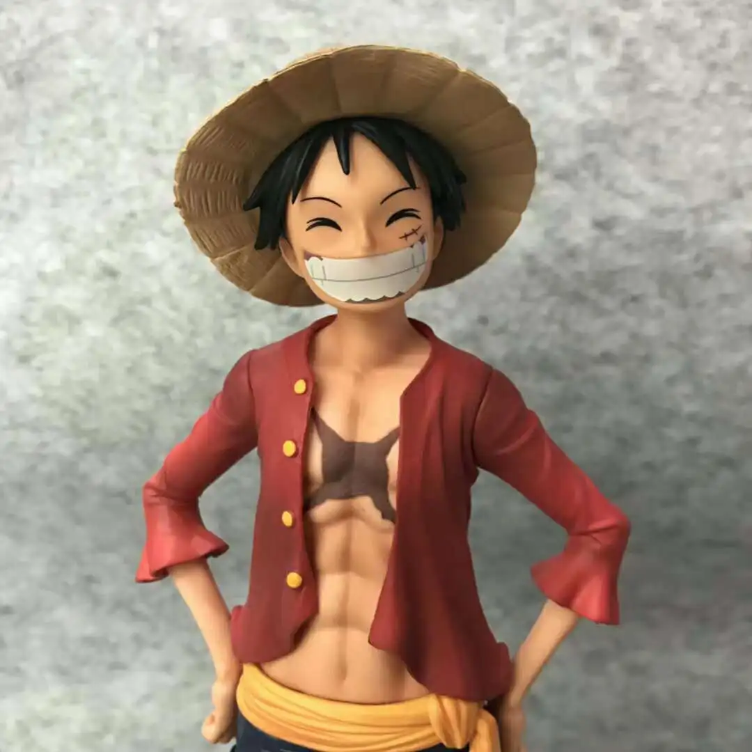 

One Piece Navigation Ultra Large Assemblage Luffy Straw Hat Pirates Group Straw Hat Luffy Boxed Garage Kit