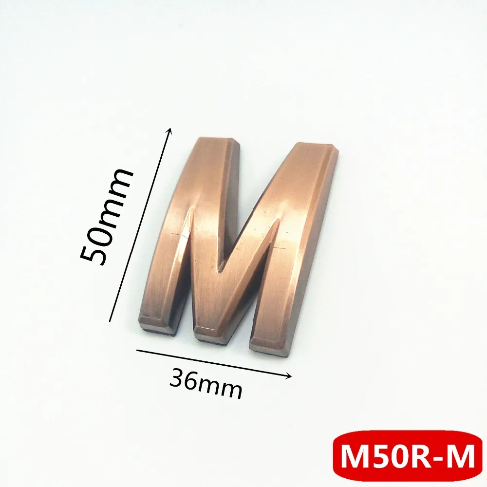 50 мм 0123456789 ABCDEF Современная бронзовая табличка номер дом отель дверь адрес стикер с цифрами табличка знак ABS пластик