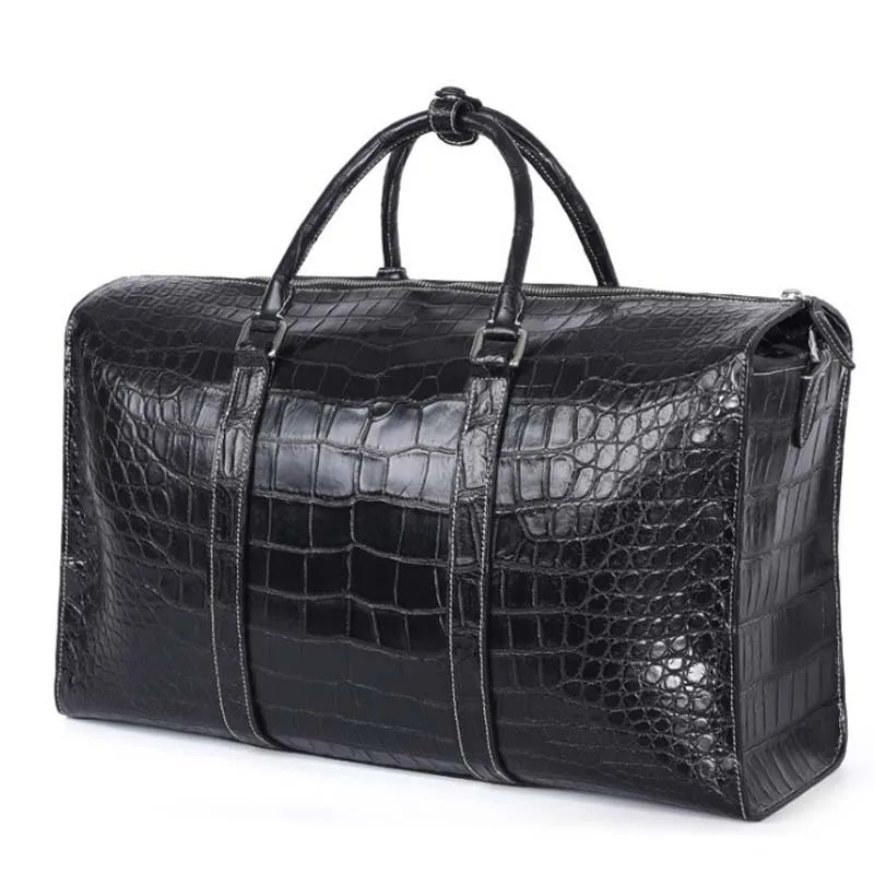 

dae crocodile men handbag male bag leisure crocodile leather handbag travel large capacity men Travel bag men handbag