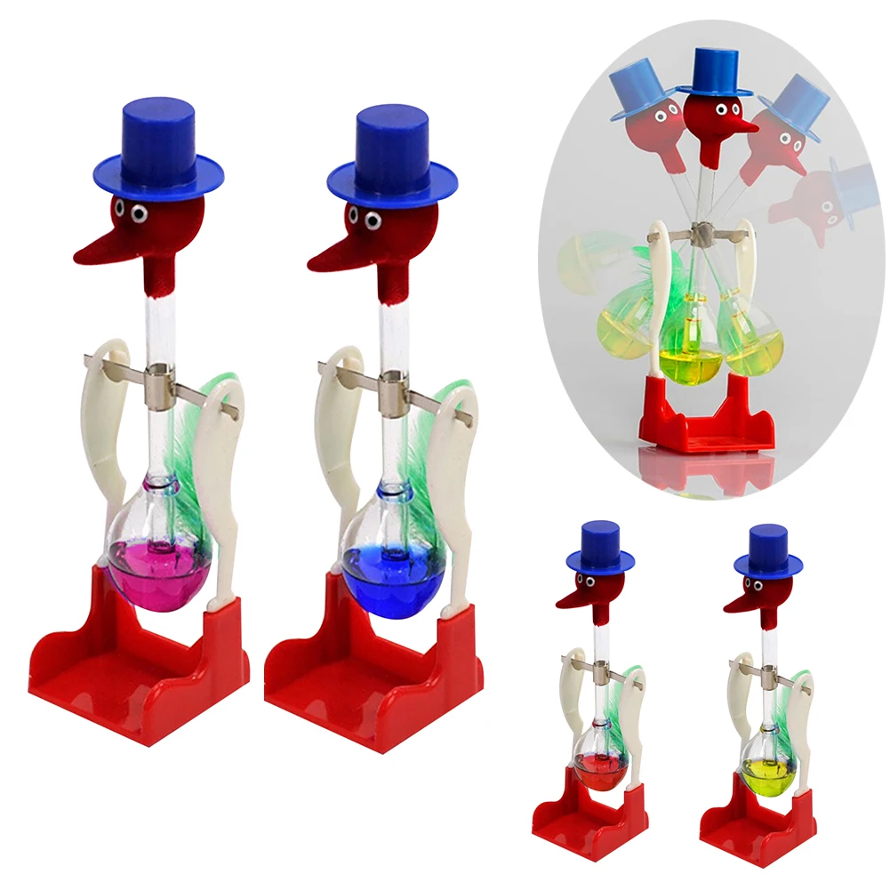 Liquid Drinking Bird Toy Vent Pressure Toy Plastic Home Desk And Office Toy  Gift