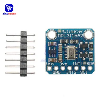 

diamore MPL3115A2 I2C Barometric Temperature Pressure Measure Altitude Sensor Module V2.0 for Arduino Breakout Board