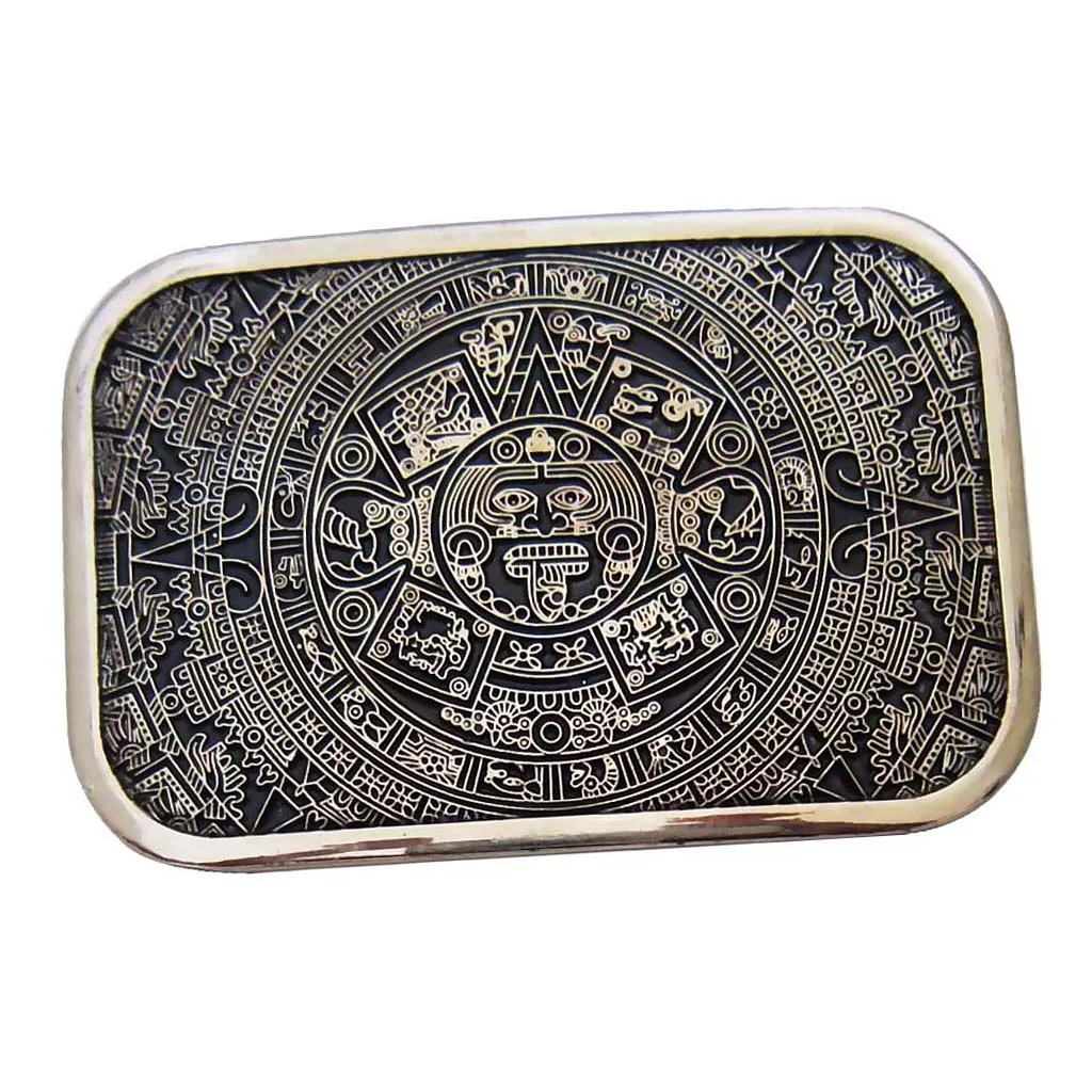 Zinc Alloy Belt Buckle Retro Western Cowboy Fashion Metal Buckle for Mens Lady