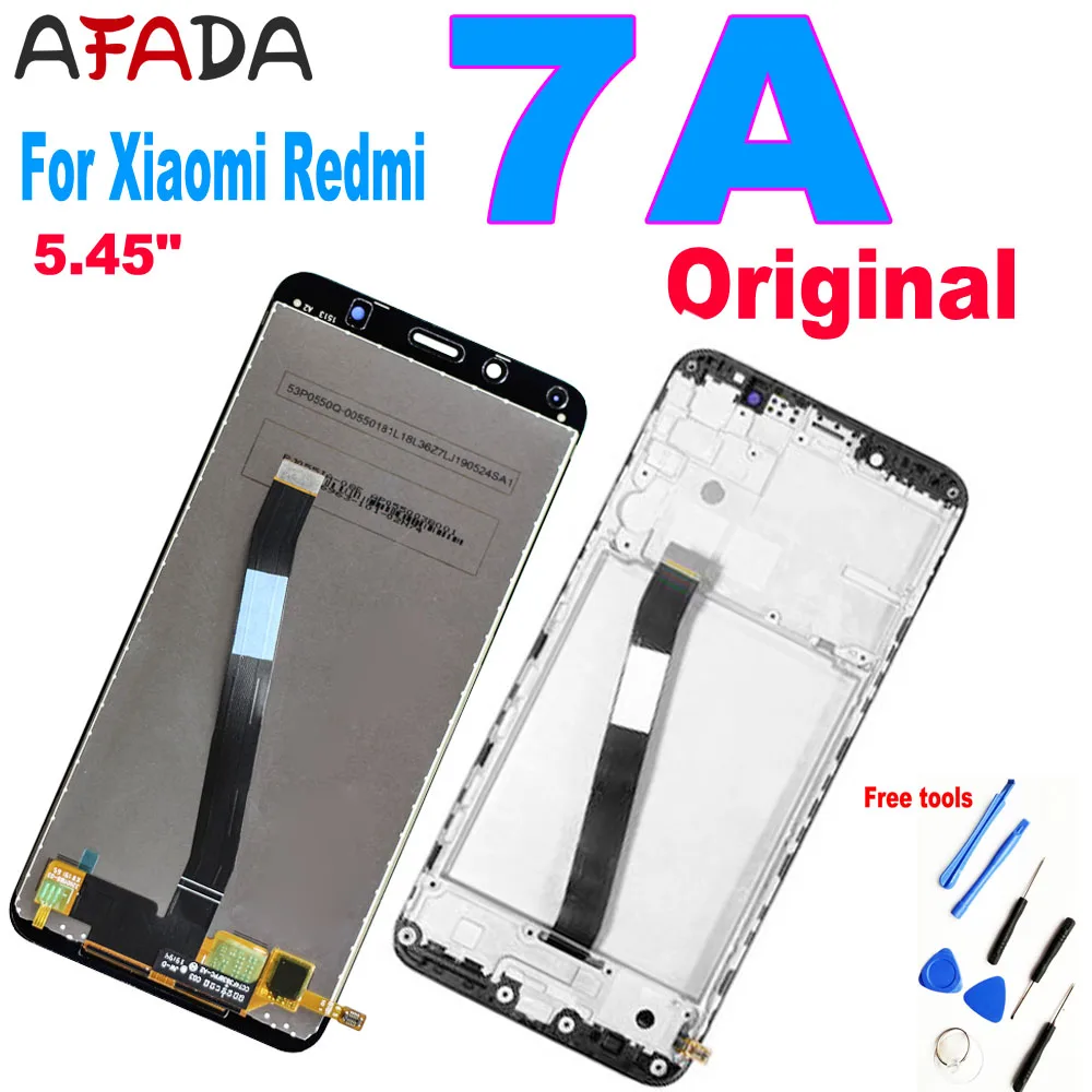 100% Оригинальный 5 45 ''ЖК-дисплей для Xiaomi Redmi 7A сенсорная панель дигитайзер в