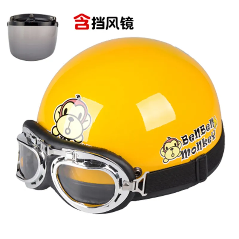 Capacete, Мото шлем мото rcycle шлем половина шлем Электрический мото rcycle анти-УФ милый кожаный шлем мото крест - Цвет: Design 5
