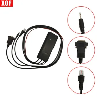 

XQF 10PCS 3in1 RIB-Less Programming Cable for Motorola GP88 GP300 P110 GP2000 CP040 GM300 Two Way Radio