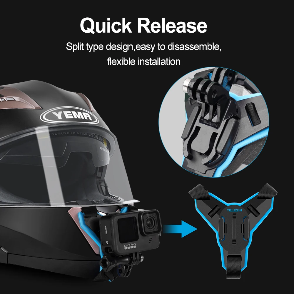 Fixation Casque Ninja Mount pour GoPro