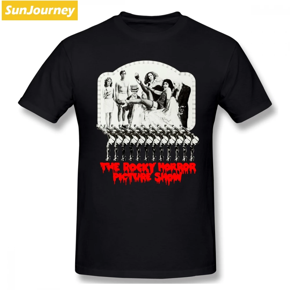 

Retro Rocky Horror Vintage Men T Shirt Dropshipping Comfy Plus Size Cotton Short Sleeve Custom T Shirt Men