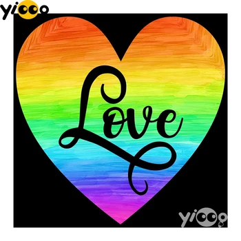 

Full Square/Round Drill Diamond Painting Embroidery Colored Love Heart Rhinestone Mosaic Cross Stitch Decor Gift FX0326