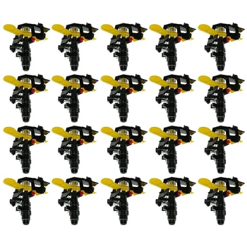 

20 Packs of 1/2-Inch Plastic Impact Sprinklers, Adjustable in 20°-360° Mode