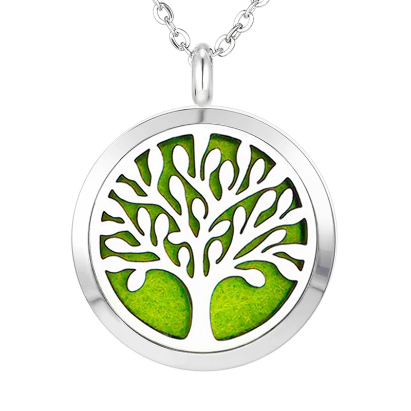 362 Essential Oil Diffuser Locket Pendant Necklace