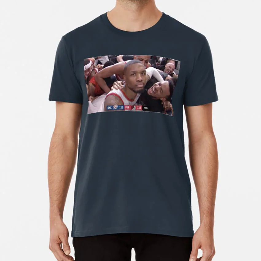Тёмно-синий Damian Lillard футболка damian lillard damianlillard dame lillard damelillard lillard portland trailblazers dame - Цвет: Тёмно-синий