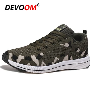 

New Running Shoes For Men Autumn Military Camouflage Sneakers Men Chaussure Sport Shoes Trainers Breathable Mesh Gym Shoes Men